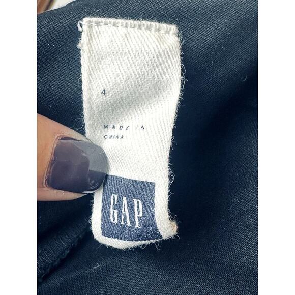 Gap Navy Long Sleeve Button Down Pleated Shirt Women's Size S NWT - Picture 4 of 6